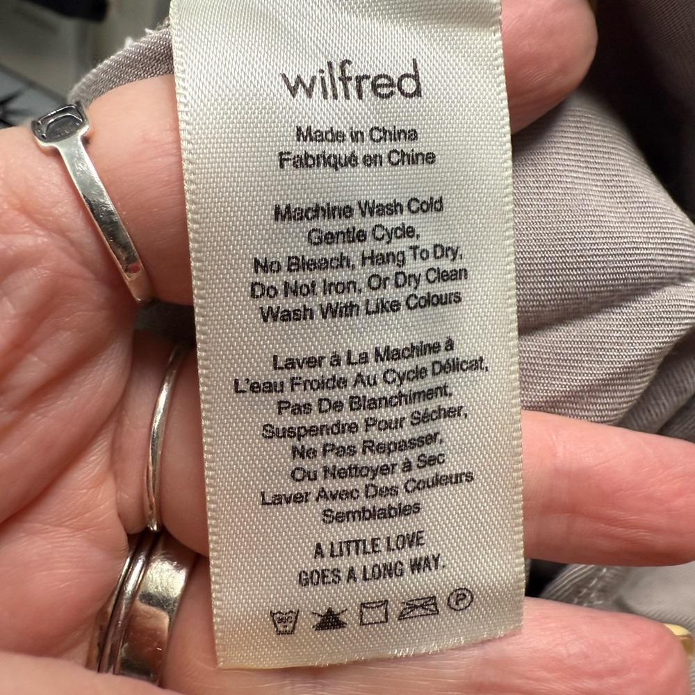 Aritzia Wilfred Taupe Lyocell Maxi Skirt - Picture 7 of 8